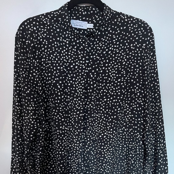 & Other Stories Button Up Polka Dot Blouse - 12 - Picture 1 of 3